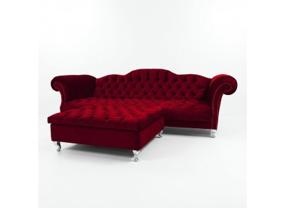 Chesterfield Canapé Polster Designer Couchen Sofa Garnitur Canapé SLIII Sofa №46