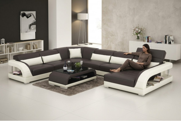 Lieder Canapé Couch Wunnlandschaft Eckcanapé Eck Garnitur Design Modern Canapé