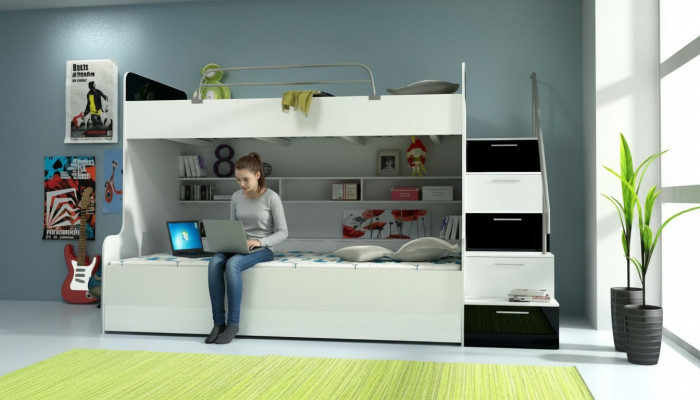 Duebelsbett Etagenbett Duebelbett Jugendbett Better Héichbetter Miwwelen