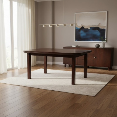 Dësch Iessdësch Holzdësch XXL Konferenzdësch 90X160cm Auszéibar 160X200cm