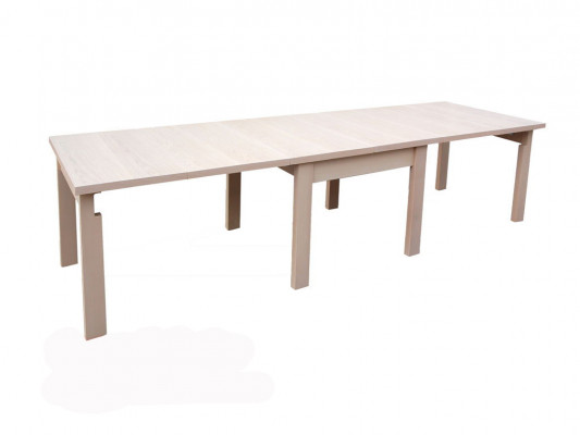 Dësch Iessdësch Holzdësch XXL Konferenzdësch S24 90X90cm Auszéihebar