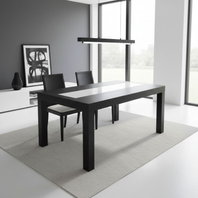 Dësch Iessdësch Holz-Dësch XXL Konferenzdësch S32 90x170cm Auszéiher