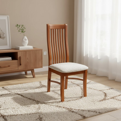 Massivholzsëtz Iesszimmersëtz Designer Lieder Sëtz Dekorativ Sëtzën