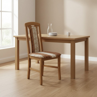Massivholzbriet Holz Designer Briet Iesszëmmerbriet Klassesch Beige Dekorativ