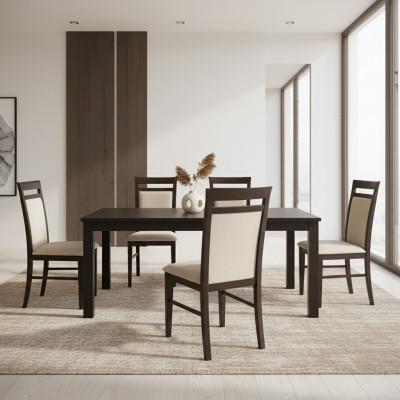 MASSIVHOLZ STULL HOLZ DESIGNER Wäiss STULL IESSZIMMERSTULL KLASSISCH DEKORATIV