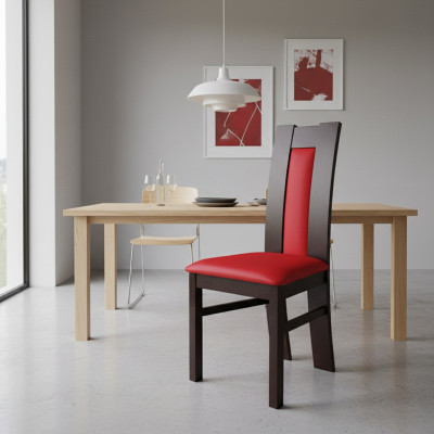 Massivholz Stull Holz Designer Rout Stull Iesszëmmerstull Klassesch Dekorativ