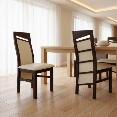 MASSIVHOLZ HOLZ STULL MODERN Wäiss DESIGNER IESSZIMMERSTULL KICHEN DEKORATIV