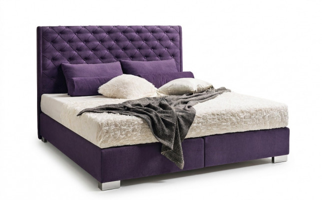 Design gepolstert Bett Lieder Duebel Hotel Bestiet Zëmmer Boxspring Box Nei