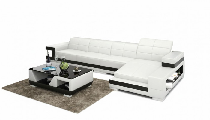 Sofa Liederkanapé Gaassch Couch Wunnlandschaft Eck Modern Ecksofa Design Garnitur