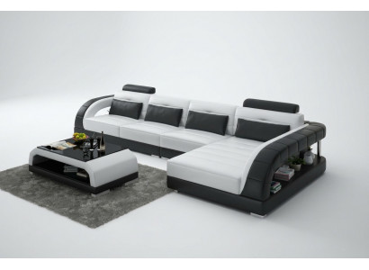 Ledersofa Couch Wunnlandschaft Eck Modern Ecksofa Design Sofa Garnitur
