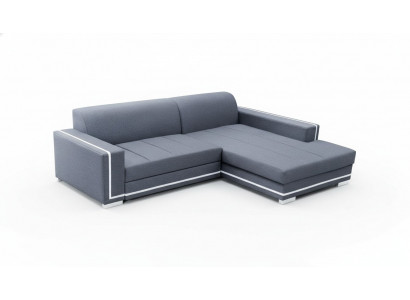 Canapé Schlofcouch Designer Canapé mat Bettfunktioun + Bettkëscht Eckcanapé Couch NEI