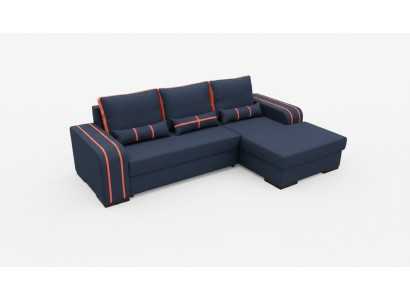 Sofa Bettsofa mat Schloffunktion, Bettkëschte - Ecksofa Couch, NEI am Design