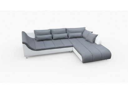 Designer Canapé Garnitur Eckcanapé Canapé Polster Eck Canapéen Textil Wunnwelt