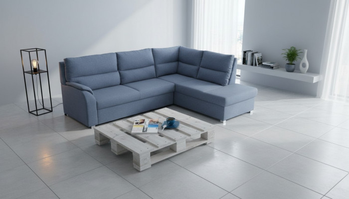 Canapé Schlofcanapé Designer Canapé mat Schloffunktion + Bettkëscht Eckcanapé Couch -NEI!