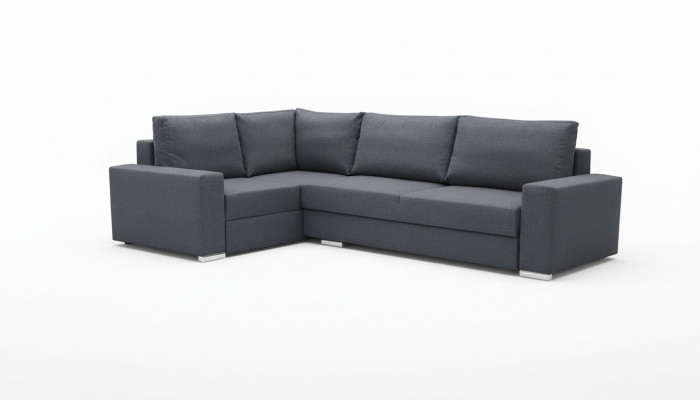 Canapé Schlofzofa Designer Canapé mat Schloffunktion Bettkëscht Eckcanapé Couch / NEI