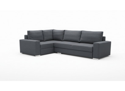 Canapé Schlofzofa Designer Canapé mat Schloffunktion Bettkëscht Eckcanapé Couch / NEI