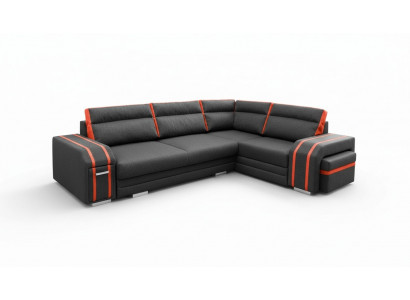 Canapé Schlofcanapé Designer Canapé mat Bettfunktion - Bettkëscht Eckcanapé Couch Canapéen