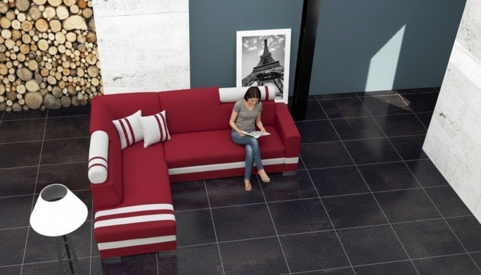 Canapé Schlofcanapé Designer Canapé mat Bettfunktioun + Bettkummer Eckcanapé Couch NEI
