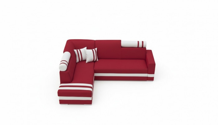 Canapé Schlofcanapé Designer Canapé mat Bettfunktioun + Bettkummer Eckcanapé Couch NEI