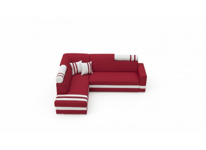 Canapé Schlofcanapé Designer Canapé mat Bettfunktioun + Bettkummer Eckcanapé Couch NEI