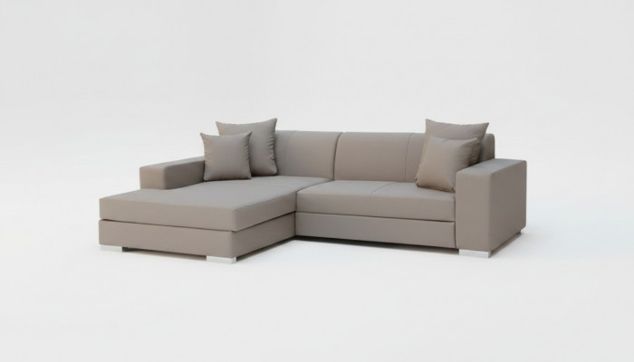 Canapé Schlofcanapé Designer Canapéen mat Schloffunktioun Eckcanapé Couch NEI + Bettschaf