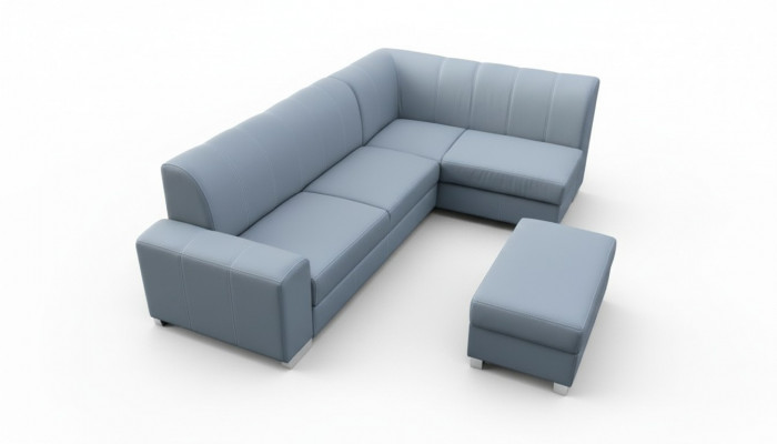 Sofa Schlofssofa Designersofa mat Schlofffunktion + Bettkëscht Ecksofa Canapé NEI