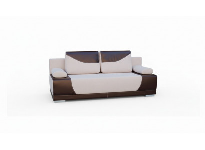 Schloofcouch Klappcouch 3-Sëtzer Schloffunktioun + Bettkësch Designer Couch Sofa