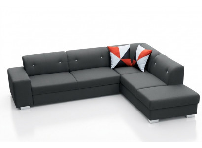 Sofa Schlofschofa Designer Sofa mat Schlofffunktioun + Betterkësch Ecksofa Couch NEI