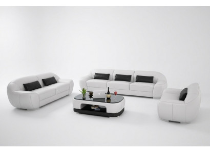 Sofagarnitur 3+2+1 Couch Polster Sëtz Lieder Garnitur Designer Set Nei Homberg W