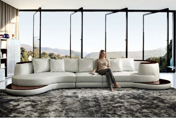 Ronnsofa Designer Ecksofa Sofa Couch Polstersëtzer Lieder Garnitur Wunnlandschaft Royal
