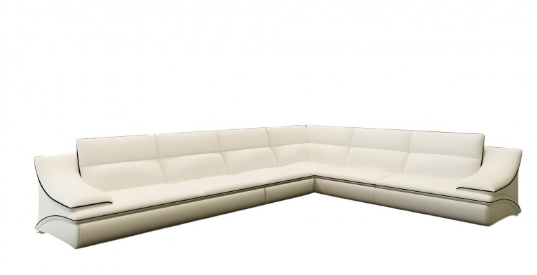 Eckcouch Polster Garnitur Canapé Sofa Wunnlandschaft Sëtz Eck Textil Lieder