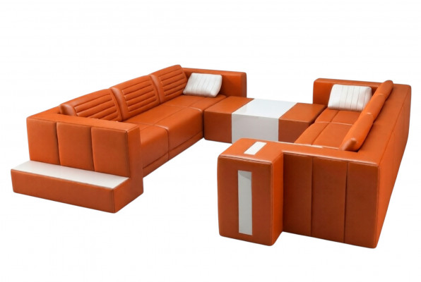 Modern elegant Design vu Stuff Sofaen Polstersaachen U-Form fir Äert Doheem