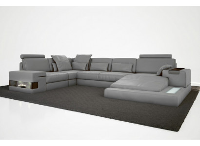 Lieder Design Sofa Canapé Polster Ecksofa Garnitur Wunnlandschaft Ecksofa XXL ECKE