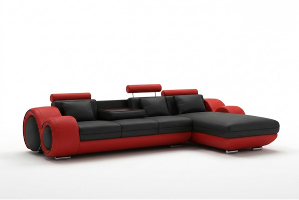 Elegante Wunnen Luxus-Eckcouch an perfekter L-Form Couch Wunnzëmmer