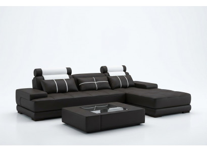 Ledercouch Eckcouch Couch Polster Eck Designer Couchen Nei Paräis Wäiss