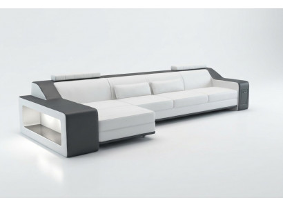 Design Ecksofa Sofa Couch Polster Sëtz Eck Garnitur Sofen Lieder Textil Themar WG