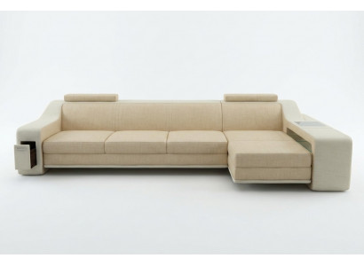 Design Eckcouch Sofa Couch Polster Sëtz Eck Garnitur Sofas Lieder Textil Themar BW