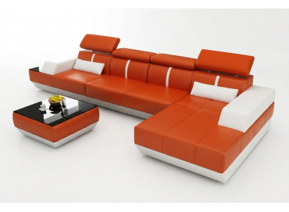 Lieder Canapé L-Form Couch Wunnlandschaft Eckcanapé Garnitur Design Modern Canapé K5015B