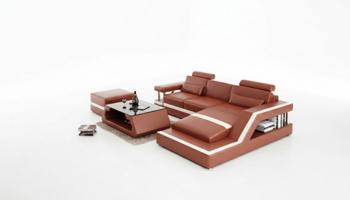 Liederfabrikatioun Modern Canapé Wunnlandschaft Eck Dekor Eckcouch Design Garnitur