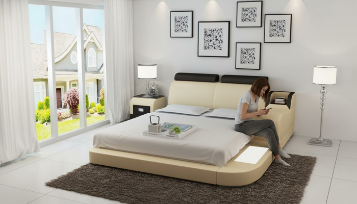 Bett Design Luxus Luxus Better Lieder Modern Schlofkummer 140/160/180 LB8813