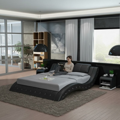 Luxus Liederbett Design Gepolsstert Better Duebel Matrimonial 140/160/180 LB8824