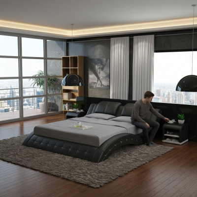 Luxus Liederbett Design gepolstert Better Duebelbett Hochzäit 140/160/180 LB8824B