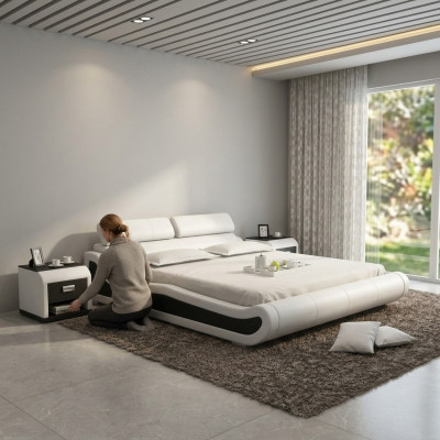 Luxus Liederbett Design gepolstert Better Duebel Modern Ehe 140/160/180 cm