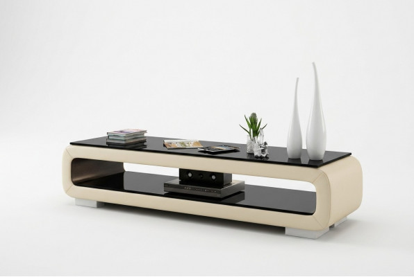 RTV TV Sideboard Dekor Lieder Glas Dësch Fernseh Dësch Schaf Designer