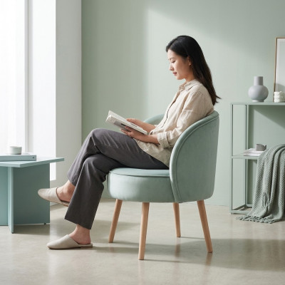 Design Lounge Club Still Iesszëmmer Lehnstull Relax Polster Stull Fauteuil