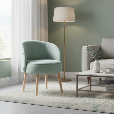 Design Lounge Club Still Iesszëmmer Lehnstull Relax Polster Stull Fauteuil