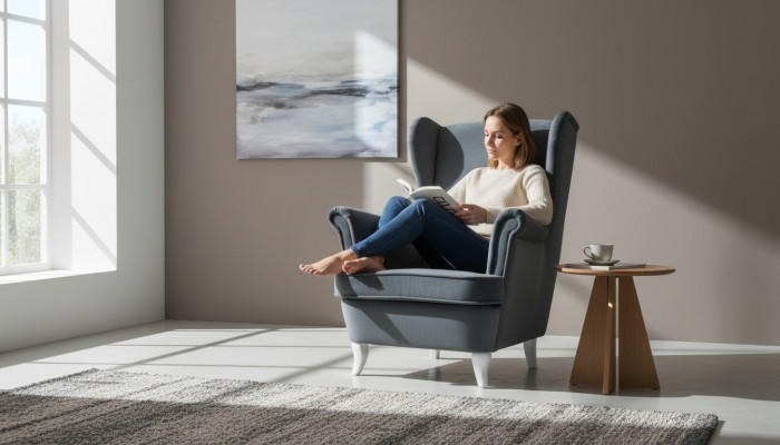 Design Fernseh Lounge Club Fotel Ouerensessel Lehnstull Relax Polstersëtz Stull Nei