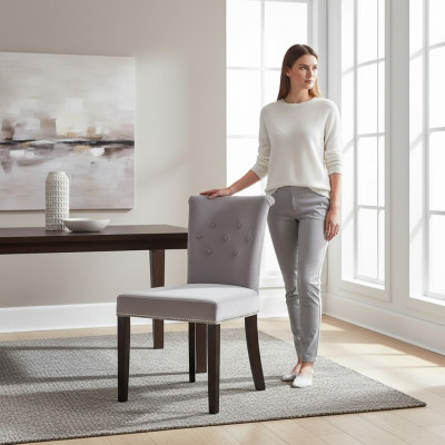 Designer Stull Luxus Chesterfield Polster Still Fotell Wunn- Iess-Zëmmer