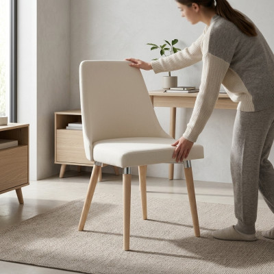 Designer Stull Luxus Lehnstull Polster Still Sëtz Still Wunn Iess Zëmmer Nei