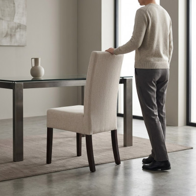 Designer Still Luxus Fauteuil Polster Still Leen Sëtz Iess Wunn Zëmmer